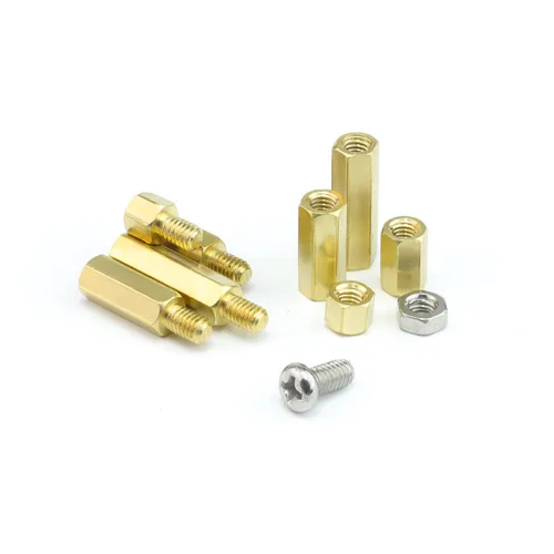 Miniatura 6 de 420PCS M2 M3 M4 Macho Hembra Hex Latón Espaciador Separador Tornillo Tuerca Surtido Kit