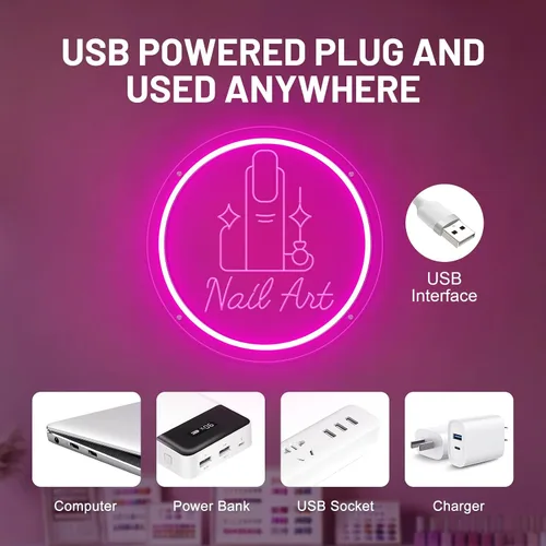 Miniatura 30 de Letrero de neón de baloncesto, 9.84 x 9.84 pulgadas, luz de neón LED de baloncesto, alimentado por USB con interruptor regulable, letrero LED