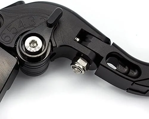 Miniatura 5 de FXCNC Palancas de embrague de freno extensible plegables Billet para YZF R3 R25 2013-2021, MT-03 MT-25 2015-2021 Negro y negro y negro