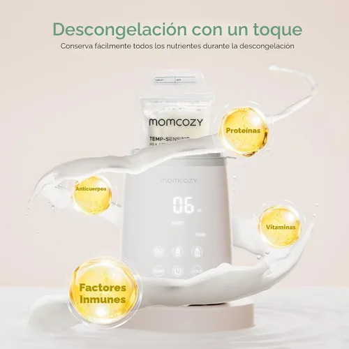 Miniatura 5 de Momcozy Calentador de Biberones, Calentadores de Biberones Rápidos para Todos los Biberones con Temporizador, Control Preciso de Temperatura
