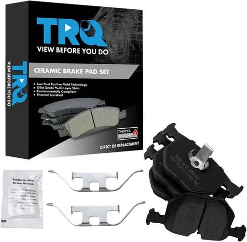 Miniatura 38 de TRQ Pastillas de freno delanteras semi metálicas compatibles con Ford Expedition 2018-2021 F-150 2018-2020 Lincoln Navigator 2018-2022