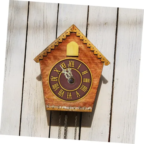 Miniatura 7 de Uonlytech Modern Cuckoo Clock with Artistic Roman Dial Design Easy to Install Wall Clock for Bedroom Living Office with Reliable Timekeeping and