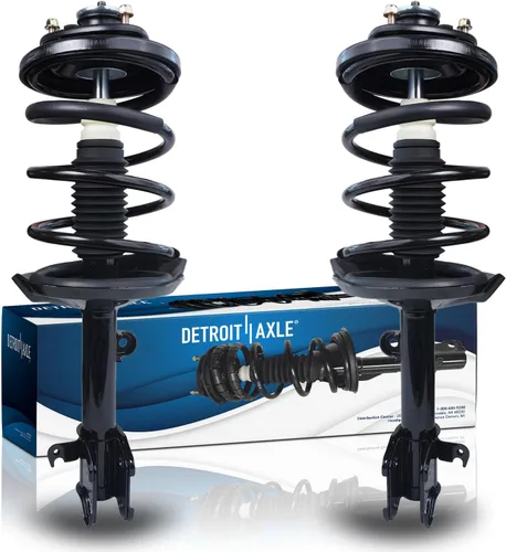 Miniatura 21 de Detroit Axle - Puntales 4WD para Ford Expedition Lincoln Navigator 1997-2002, 4 puntales completos con muelle helicoidal delantero trasero 1998 1999