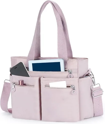 Miniatura 6 de Bolso de mano para mujer, bolsos de trabajo para mujer, bolsos cruzados con múltiples bolsillos