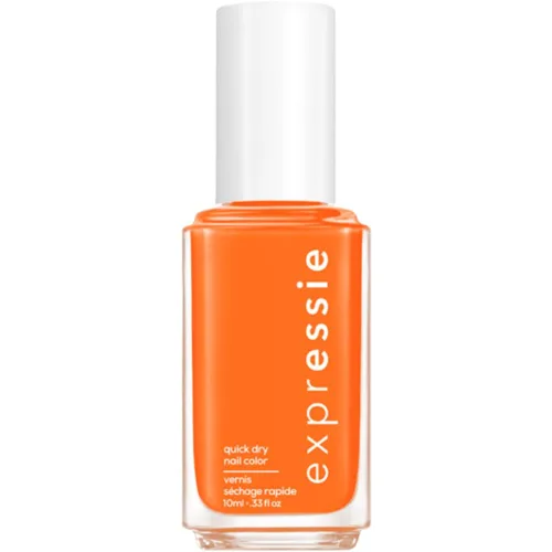 Miniatura 11 de essie expressie - Esmalte de uñas vegano de secado rápido, azafrán en el movimiento, naranja marrón cálido, 0.33 onzas. 04 SAFFR-EN MOVIMIENTO