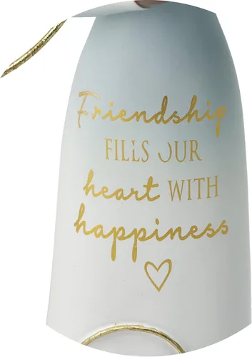 Miniatura 7 de Pavilion Gift Company Friendship Fills Our Heart with Happiness-Figura coleccionable de ángel de resina de conejo afroamericano de 7.5 pulgadas