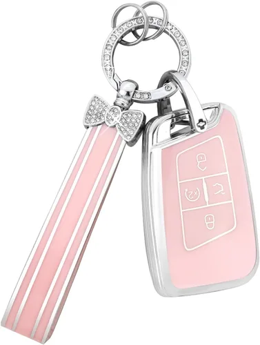 Miniatura 20 de PIFOOG - Funda para llavero Honda 2025 2023 2024 Accord Civic HRV CRV Pilot, accesorios para llaves de automóvil de 5 botones, carcasa brillante