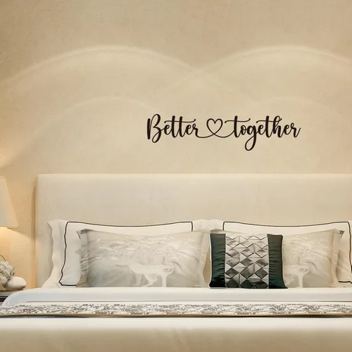 Miniatura 2 de Calcomanías de vinilo para pared con citas inspiradoras para dormitorio, decoración del hogar
