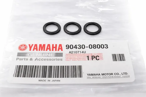 Miniatura 5 de 3X para Yamaha OEM Junta de drenaje de aceite de unidad inferior de motor fuera de borda 90430-08020-00 90430-08003