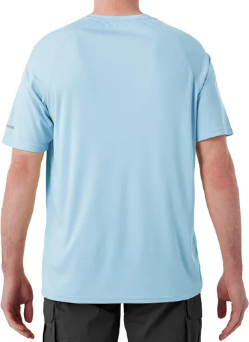 Miniatura 2 de NAVISKIN Camisas de protección contra erupciones para hombre, camisetas de natación FPU 50+ con protección solar ultravioleta, camisas de manga