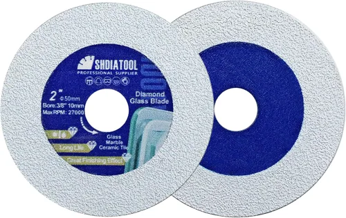 Miniatura 20 de SHDIATOOL Disco de corte de diamante de vidrio de 2 pulgadas, rueda de corte ultradelgada para azulejos de cerámica, porcelana y mármol de 50 mm