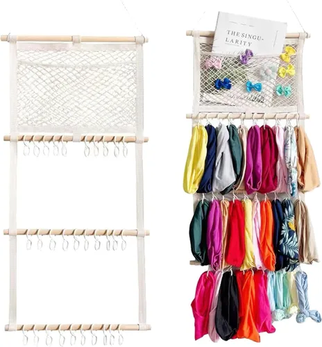 Miniatura 20 de YOcity Soporte Organizador de Diademas para Niñas Bebés Diademas Accesorios para el Cabello Organizador de Lazos para el Cabello Almacenamiento