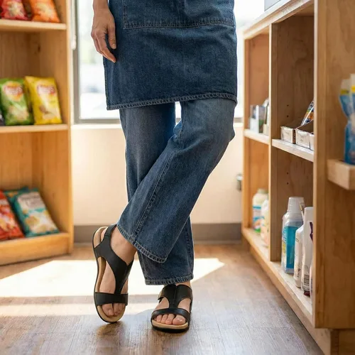 Miniatura 3 de Athlefit - Sandalias ortopédicas para mujer, sandalias de playa cómodas con soporte ortopédico para el arco del pie