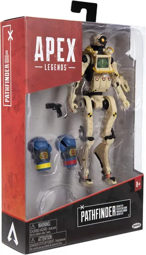 Miniatura 7 de Electronic Arts Apex Legends Pathfinder Figura de acción con prueba de choque de piel rara de 6 pulgadas figura de acción coleccionable