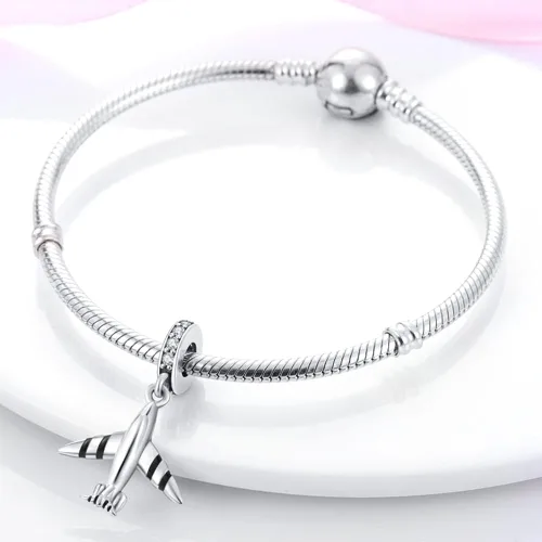 Miniatura 117 de Pandach Dijes colgantes de plata de ley 925 para pulseras y collares, dijes colgantes de Madonna con cuentas de girasol, joyería para mujer