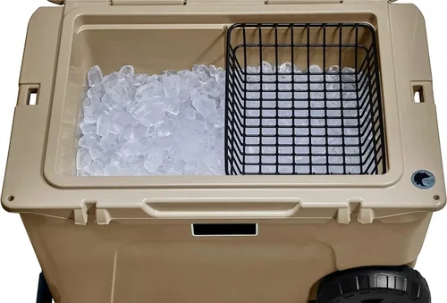 Above Sea Level Cesta enfriadora para YETI Tundra Haul, YETI Roadie 48 y YETI Roadie 60 – Estante enfriador de alambre para enfriadores de ruedas