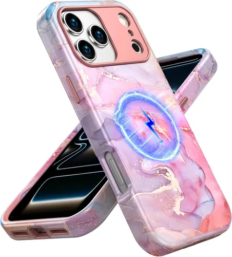 Miniatura 32 de Magsafe - Funda protectora para iPhone 13/14, a prueba de golpes, a prueba de caídas, funda inalámbrica para parachoques, protección híbrida