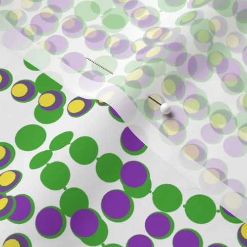 Miniatura 5 de Spoonflower Tela – Cuentas de Mardi Gras Carnaval Gordo Martes Impreso en Tela de Gasa Fat Quarter – Costura Ropa de Moda Vestidos Decoración