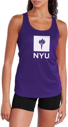 Miniatura 224 de Camiseta deportiva sin mangas oficial de NCAA Collegiate para mujer, con espalda cruzada, colección con logotipo primario
