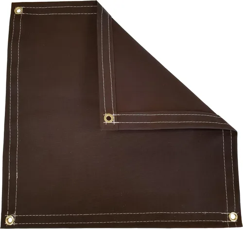 Miniatura 6 de Lona de poliéster Black Workhorse de 4 pies x 5 pies - 14.5 Oz.