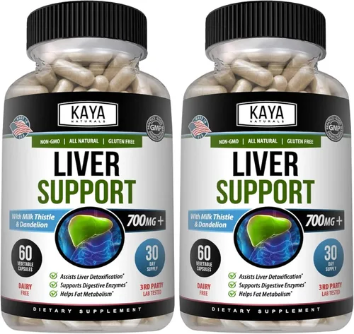 Miniatura 13 de Kaya Naturals Liver Cleanse Detox & Repair - Suplemento de cardo mariano - Desintoxicación hepática para mujeres y hombres - Extracto de alcachofa