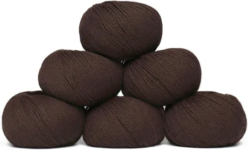 Miniatura 31 de 100% Hilo de Lana de Alpaca Bebé (Juego de 3 Madejas, 150 Gramos) Peso DK - Hecho en Perú - Celestialmente Suave y Perfecto para Tejer y Ganchillo