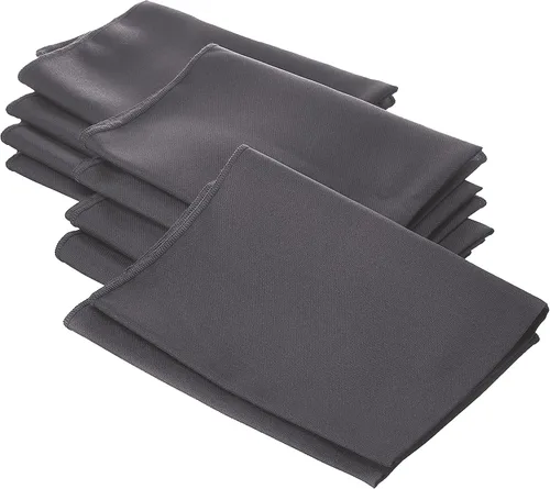 Miniatura 76 de LA Linen Paquete de 10 servilletas de popelina de poli, servilletas de tela suave, servilletas lavables y reutilizables, servilletas de mesa