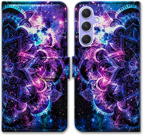 Miniatura 23 de Bcov Funda para Galaxy A54, diseño de pájaro negro y verde con tapa para teléfono con ranura para tarjeta y soporte para Samsung Galaxy A54 5G