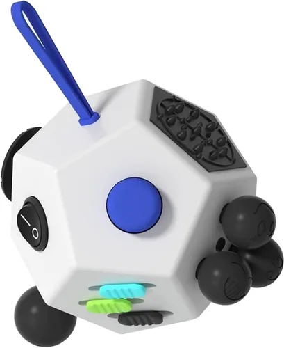 Miniatura 5 de Fidget Dodecágono – Cubo de juguetes antiestrés de 12 lados que alivia el estrés y la ansiedad, antidepresión, juguete de viaje, relleno de calcetín