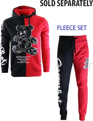 Miniatura 60 de SCREENSHOT Sudadera urbana de forro polar para hombre, diseño de dibujos animados de animación, parche bordado de gel
