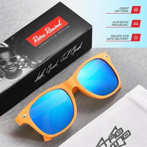 Miniatura 32 de Retro Rewind Lentes de sol para niños y niñas de 3 a 12 años, inastillables, UV400, lentes de sol para niños pequeños