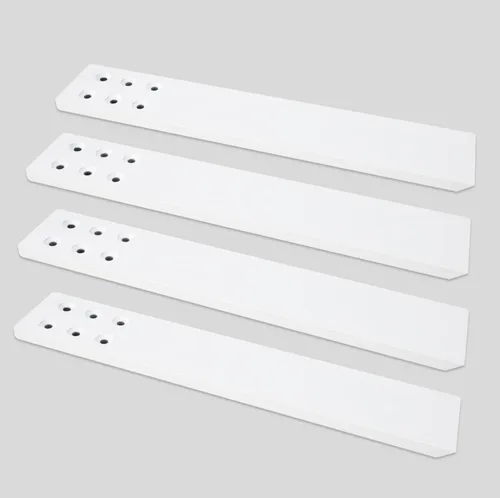 Miniatura 14 de Soporte para encimera, paquete de 3 unidades de 10 pulgadas de largo x 2.5 pulgadas de ancho, soporte oculto de pared rodilla negro para encimera