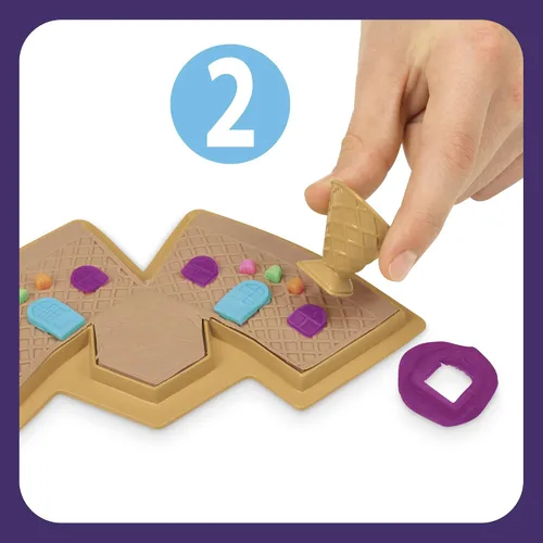Miniatura 4 de Play-Doh Builder - Kit de construcción de juguete para helado para niños de 5 años en adelante con 8 latas de compuesto de modelado no tóxico, fácil