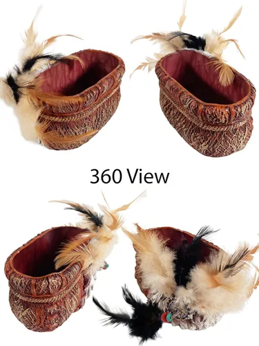 Miniatura 4 de Urbalabs vaquero occidental indio plumas tribales nativos americanos salero y pimentero Caddy Farmhouse mesa de comedor decoración de rancho rústico