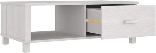 Miniatura 8 de Mesa auxiliar, para sala de estar, mesa de hogar, cajón, 1 partición, para espacios pequeños, revistas, libros y plantas, color marrón miel, 39.4 x