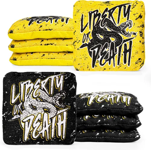 Miniatura 15 de Play Platoon Tournament Series Bolsas de Cornhole - Bolsas de Estilo Profesional de Doble Cara con Lado Resbaladizo y Pegajoso - Juego de 8
