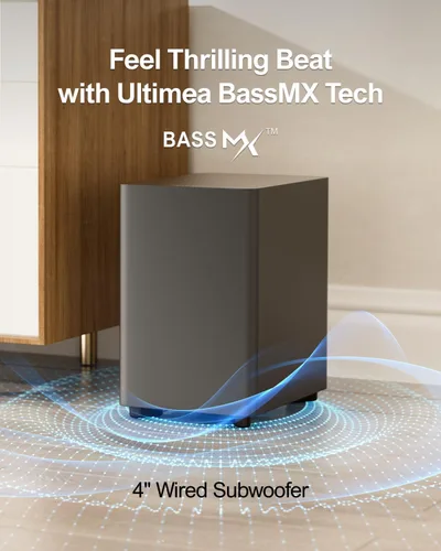Miniatura 6 de ULTIMEA Barra de sonido de 7.1 canales con subwoofer, sistema de sonido envolvente virtual para TV, barra de sonido para Smart TV con 4 altavoces