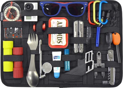 Miniatura 3 de Cocoon CPG51BK GRID-IT! Organizador de accesorios, accesorio de equipaje grande de 11 x 15 pulgadas (negro)