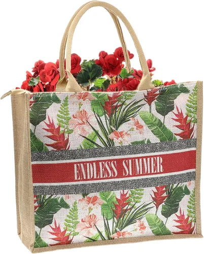 Miniatura 104 de Bolso grande de paja para mujer, tejido de ratán, bolso de playa de verano, a rayas