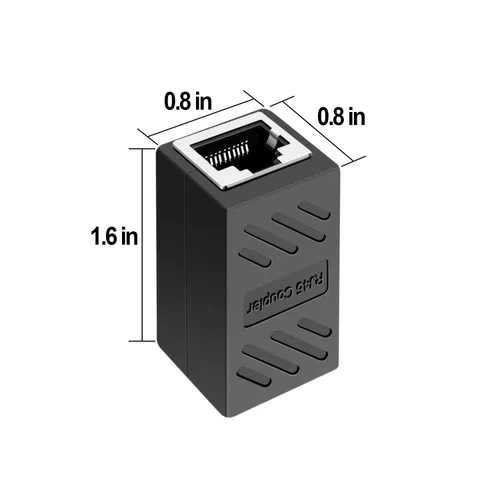 Miniatura 4 de Y.D.F Acoplador RJ45 impermeable IP68, acoplador Ethernet de cobre puro blindado, acoplador Gigabit IP68 impermeable Ethernet al aire libre conector