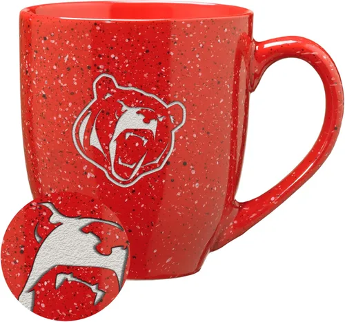 Miniatura 432 de Rico Industries NCAA Virginia Tech Hokies Maroon - Taza de café de cerámica grabada con láser, color del equipo, 16 onzas