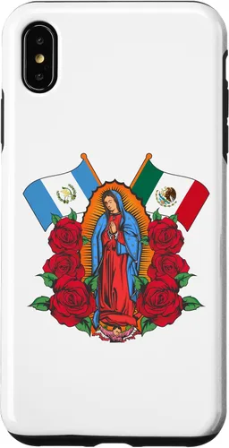 Miniatura 11 de Funda para iPhone 13 Pro Max Virgen de Guadalupe con bandera de Guatemala y México