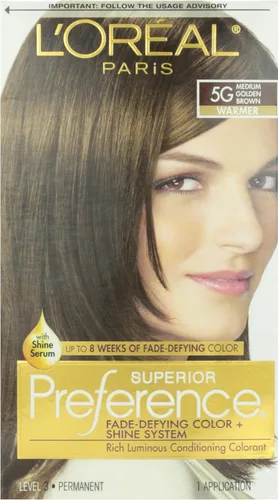 Miniatura 11 de L'Oreal Paris Superior Preference Fade-Defying + Shine - Tinte permanente para el cabello, rubio rosado medio 8RB, paquete de 1, tinte para el 8RB