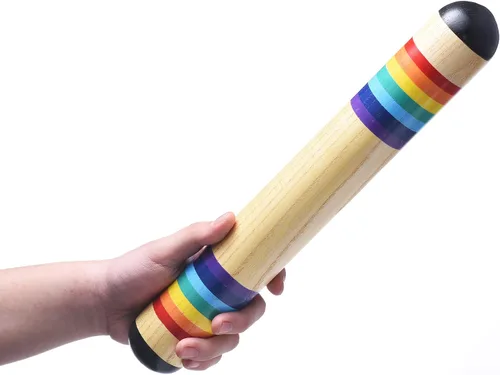 Instrumento musical de madera del palillo de la lluvia del fabricante de la lluvia de 13,8 pulgadas, vibrador del tubo de la lluvia de la lluvia