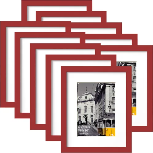 Miniatura 31 de eletecpro - Juego de 10 marcos de fotos de 5 x 7 pulgadas, collage de marcos de fotos para decoración de pared, muestra fotos de 4 x 6