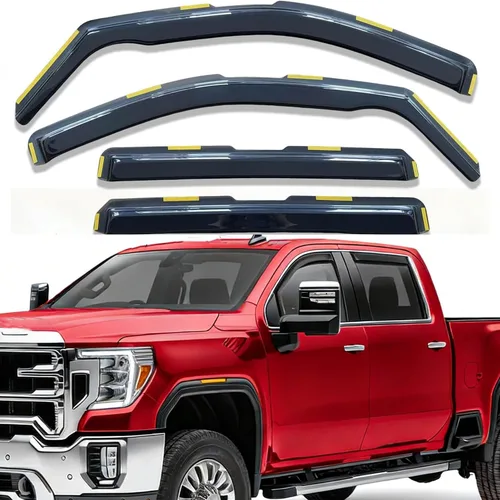 Miniatura 10 de Viseras laterales para ventana, deflectores de ventilación, deflectores de ventilación para Chevrolet Equinox 2018, 2019, 2020, 2021, 2022, 2023