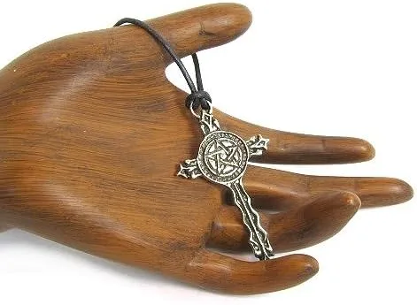 Miniatura 2 de La pentáculo colgante de peltre, la colección de Wiccan