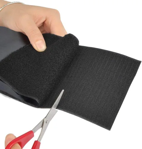Miniatura 5 de Cinta de tela de nailon para coser de 6 pulgadas de ancho x 6.6 ft de largo, color negro