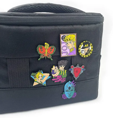 Miniatura 4 de JJBA JoJo - Broche esmaltado de anime Jotaro Jolyne Joseph para cosplay, regalos de Navidad para niños, niñas, adolescentes, mujeres y hombres