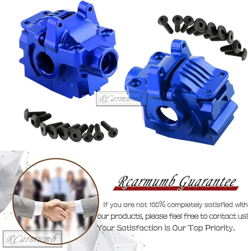 Miniatura 6 de Caja de transmisión Actualizaciones de caja de cambios para 1/10 Slash Stampede Rustler Hoss VXL 4X4 XO-1, carcasa diferencial de aluminio delantera